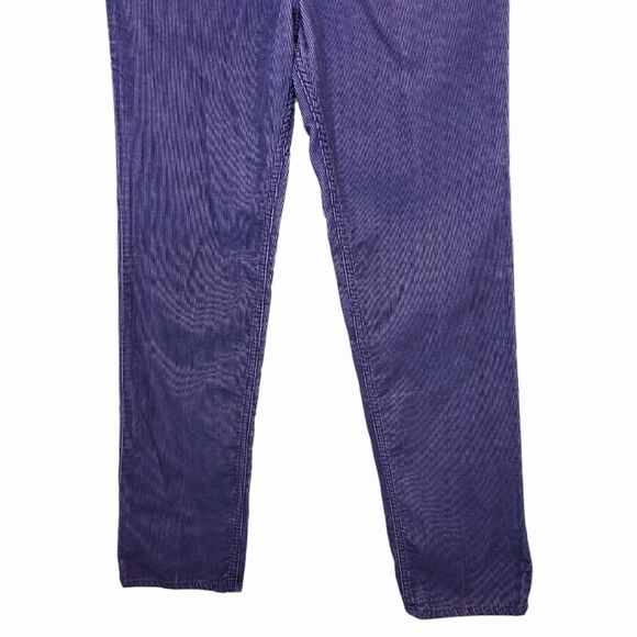 VTG 80s Wrangler Juniors 11 High Rise Straight Leg Corduroy Pants Purple - Picture 5 of 16